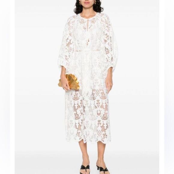 NWOT zimmermann coco lace  White Lace Dress size2 - Picture 1 of 14